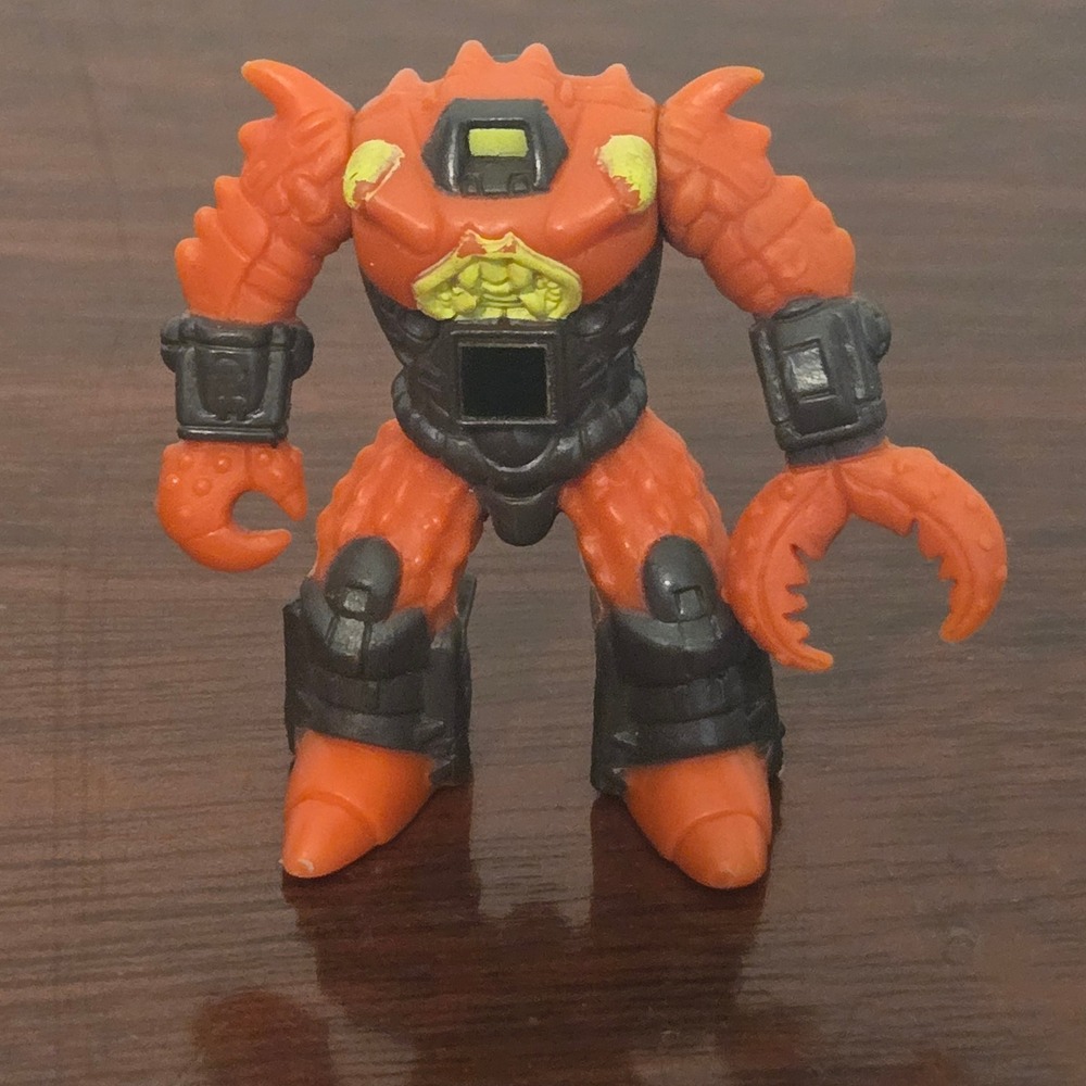Vintage Action Figure Takara Hasbro Battle Beasts Crusty Crab #28 1986 Figure